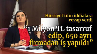 Hürriyet tüm iddialara cevap verdi “1 Milyon TL tasarruf edip, 650 ayrı firmadan iş yapıldı”